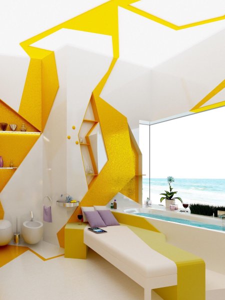 Желтая ванная