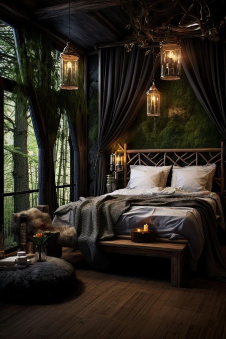 Интерьер спальной