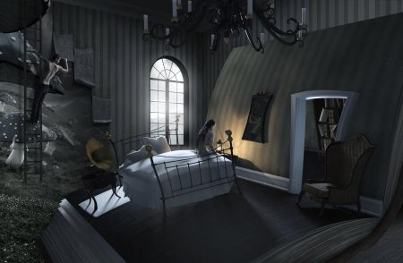 Интерьер в стиле сюрреализм