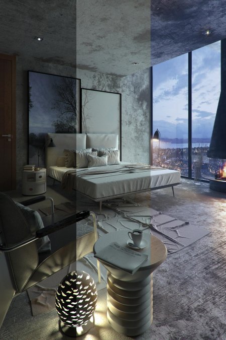 Необычный интерьер