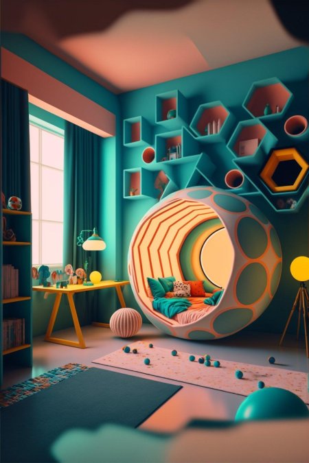 Футуристический интерьер