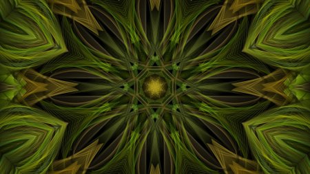 Зеленая абстракция