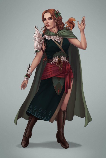 Женщина друид