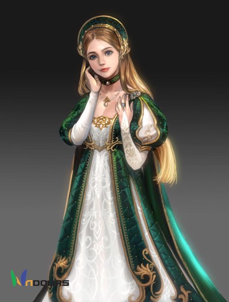 Средневековая принцесса