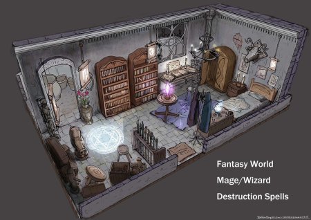 Алхимическая лаборатория арт концепт