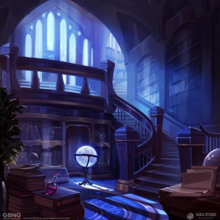 Замок интерьер