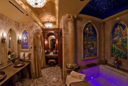 Диснейленд замок золушки внутри