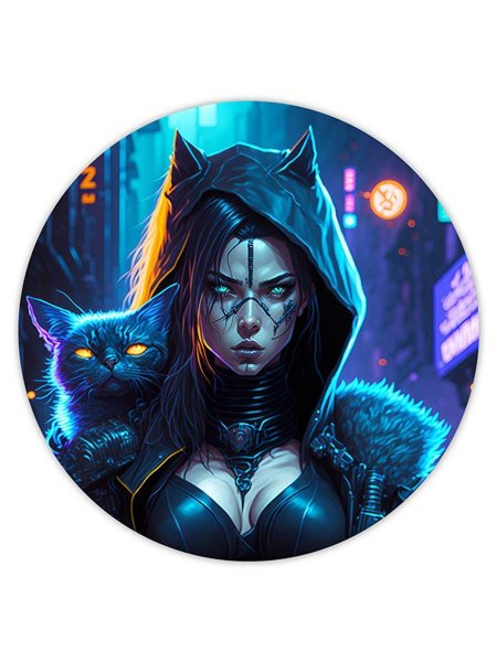 Киберпанк девушка