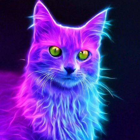 Неоновые коты