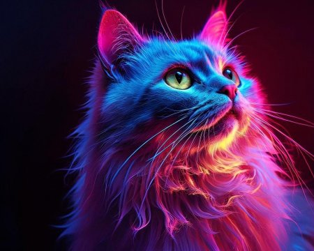 Кошка разноцветная