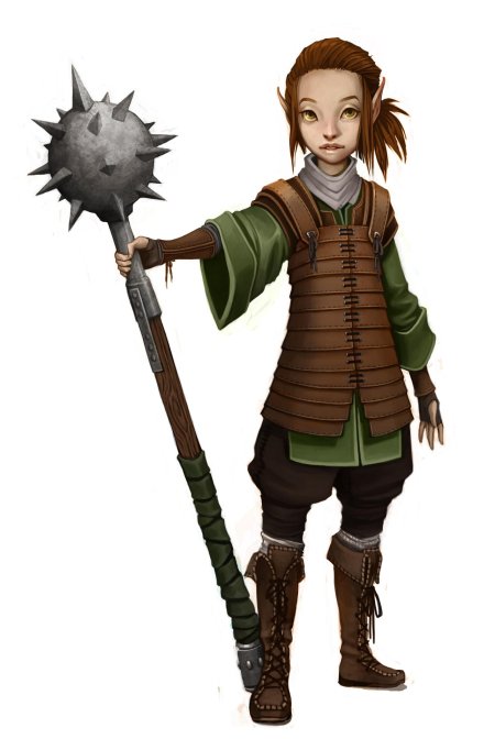 Полурослик бард арт