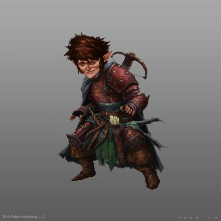 Полурослик бард арт