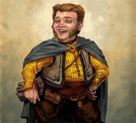 Полурослик бард днд