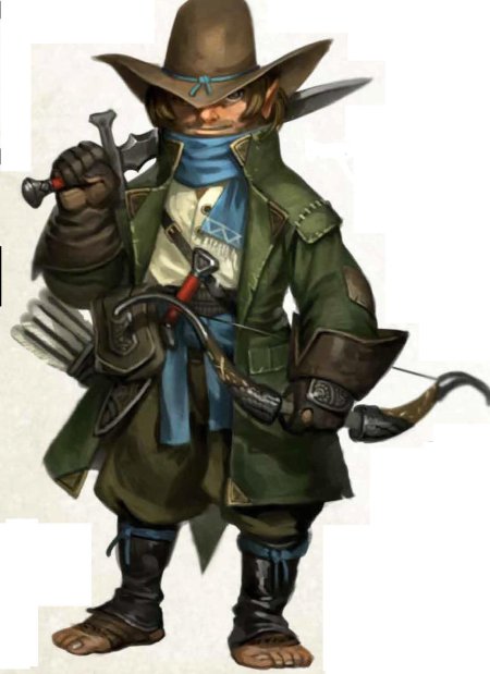 Полурослик бард днд