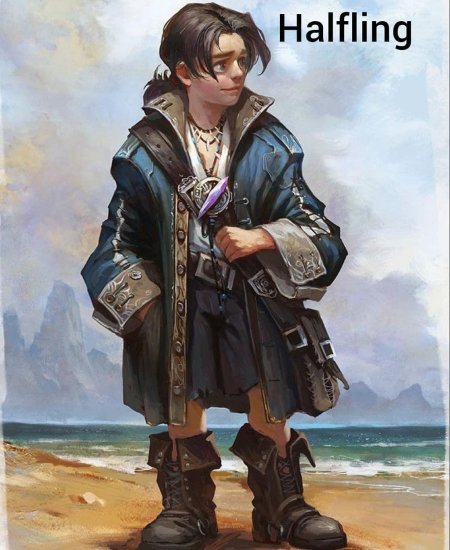 Полурослик бард днд