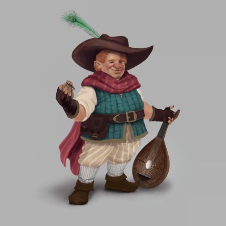 Полурослик бард