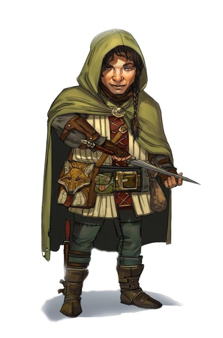 Полурослик плут арт