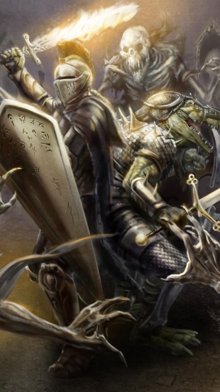 Рыцарь скелет арт