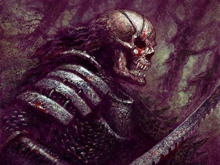 Рыцарь скелет арт фэнтези