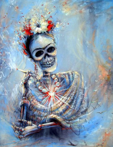 Фрида кало скелет