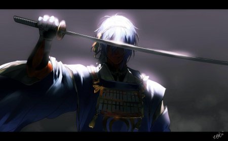 Аниме парень с мечом