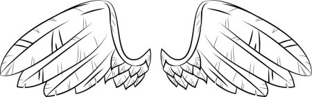 Крылья ангела рисунок