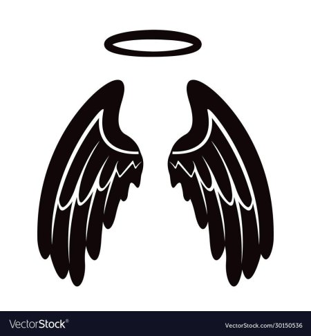 Крыло ангела вектор
