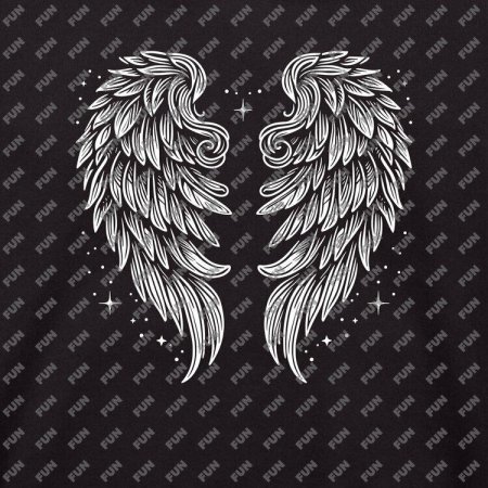 Крылья ангела эскиз