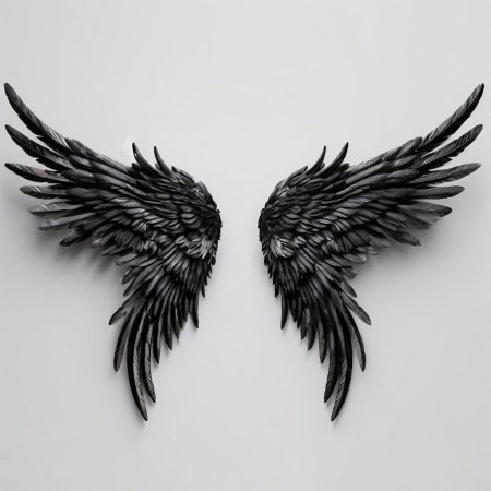 Чёрные крылья ангела