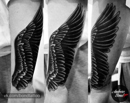 Тату крыло