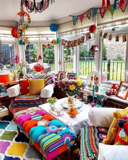 Бохо стиль в интерьере