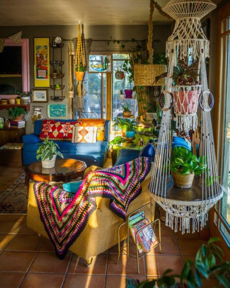 Интерьер в стиле бохо
