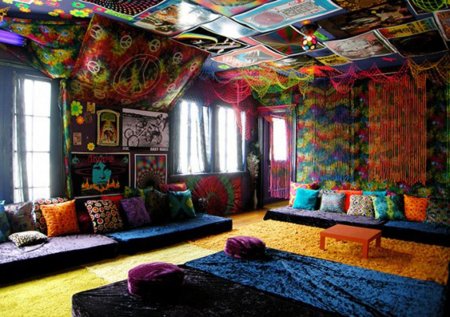 Комната в стиле хиппи