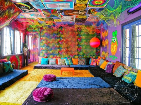 Комната в стиле хиппи