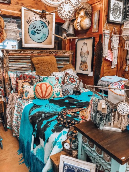 Спальня в стиле бохо хиппи