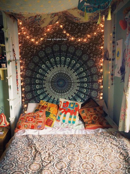 Стиль хиппи в интерьере