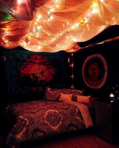 Комната в стиле хиппи