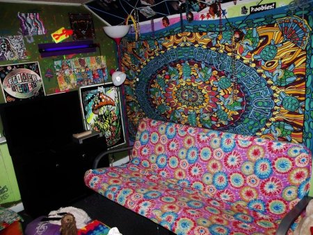 Комната хиппи эстетика