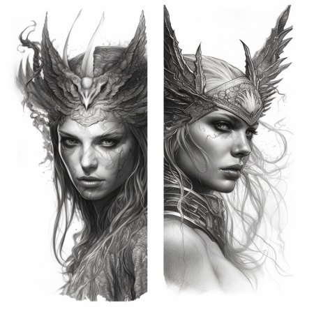 Валькирия татуировка