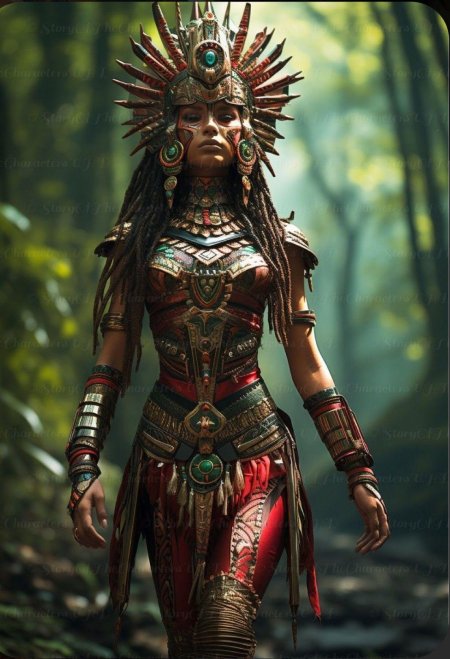 Индейская девушка