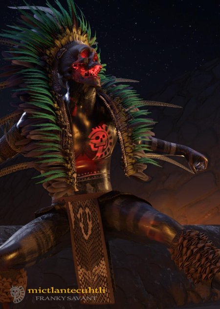 Бог ацтеков миктлантекутли