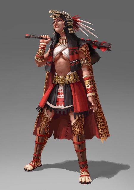 Ацтекский воин ягуар