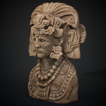 Скульптура майя