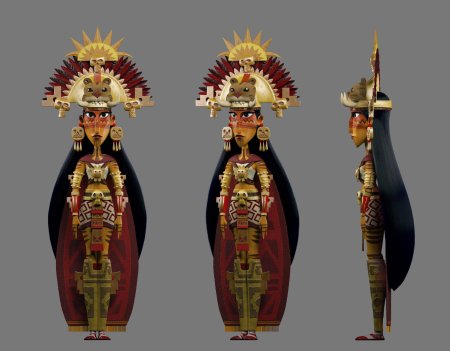 Майя и три воина