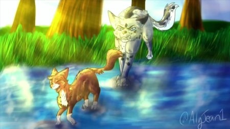 Коты воители львиногрив и белоснежка