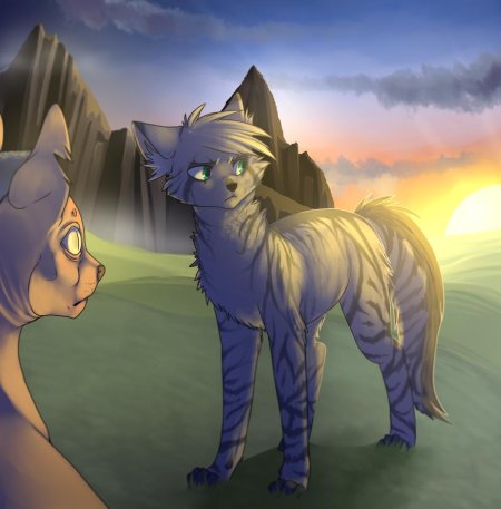 Коты воители половинка луны