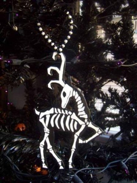 Страшные новогодние украшения