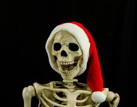 Новогодний скелет