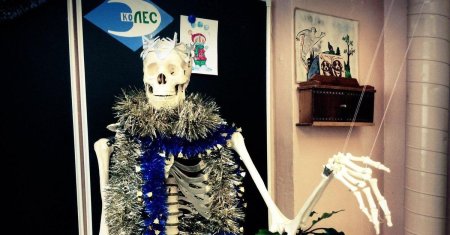 Новогодний скелет