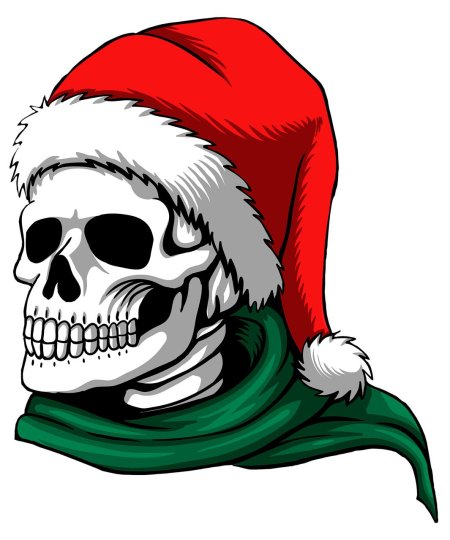 Санта череп